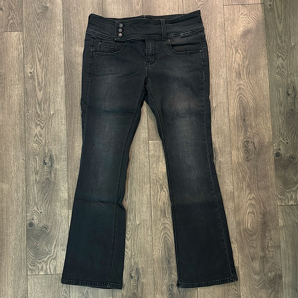 Urban Outfitters BDG black faded flare jeans